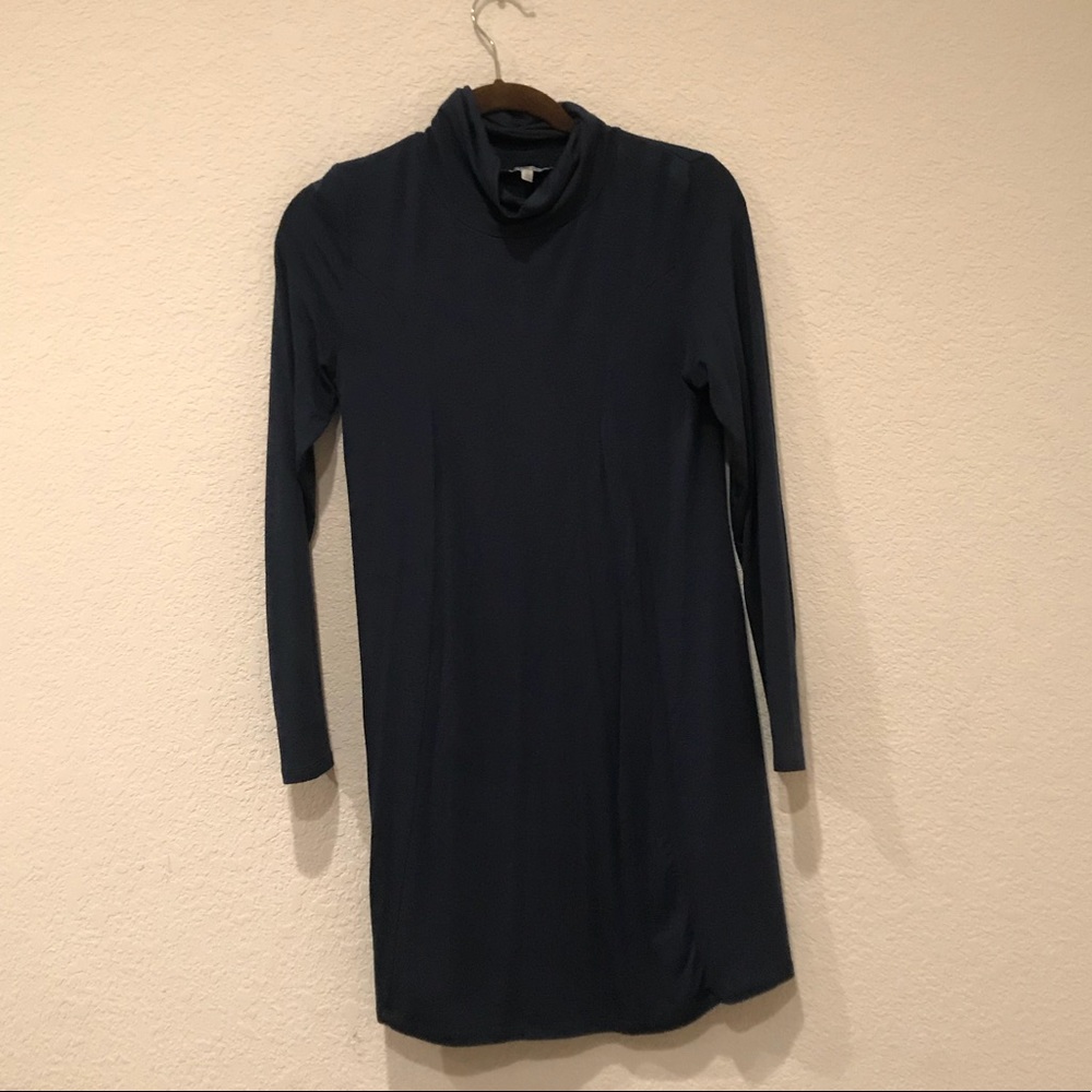 Turtleneck T-shirt Dress